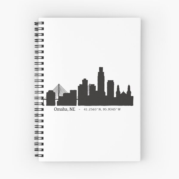 Item preview, Omaha, Nebraska Skyline And Coordinates designed and sold by Emily Designs.