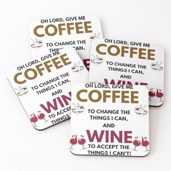 Item preview, Give me Coffee and Wine designed and sold by MERCH HQ.