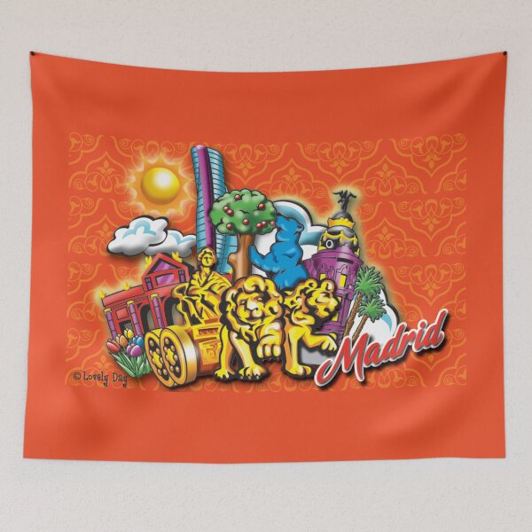 Item preview, Madrid Oso Orange Citrus Famous Lovely Day design designed and sold by Lovely Day.