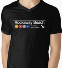 Rockaway Beach - Color Men's V-Neck T-Shirt