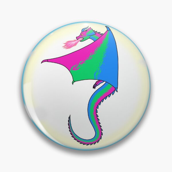 Item preview, Fly With Pride, Dragon Series - Polysexual designed and sold by StephOBrien.