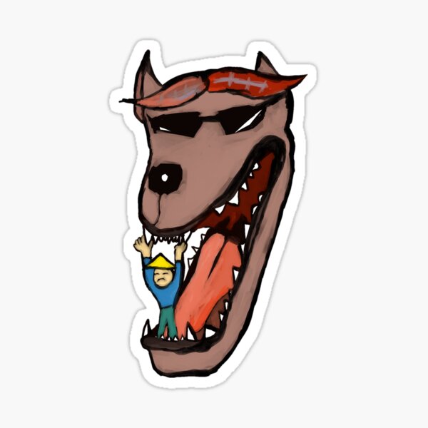 Please don't eat me Sticker
