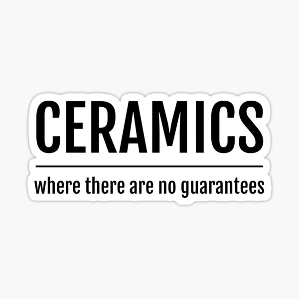 Item preview, Ceramics - where there are no guarantees designed and sold by EstelleStar.