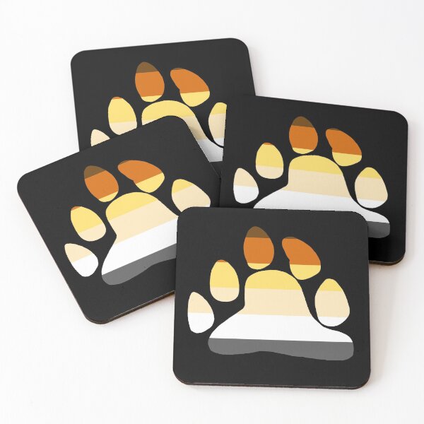 Item preview, Bear paw with bear flag colors designed and sold by DcmBaby.