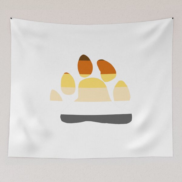 Item preview, Bear paw with bear flag colors designed and sold by DcmBaby.