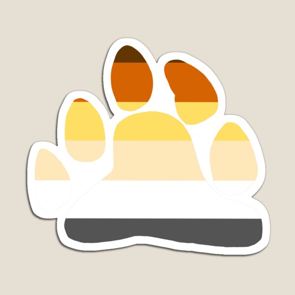 Item preview, Bear paw with bear flag colors designed and sold by DcmBaby.