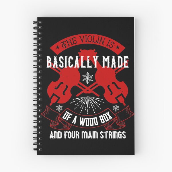 Item preview, The Violin Is Basically Made Of A Wood Box And Four Main Strings designed and sold by GoodVibeDesign.