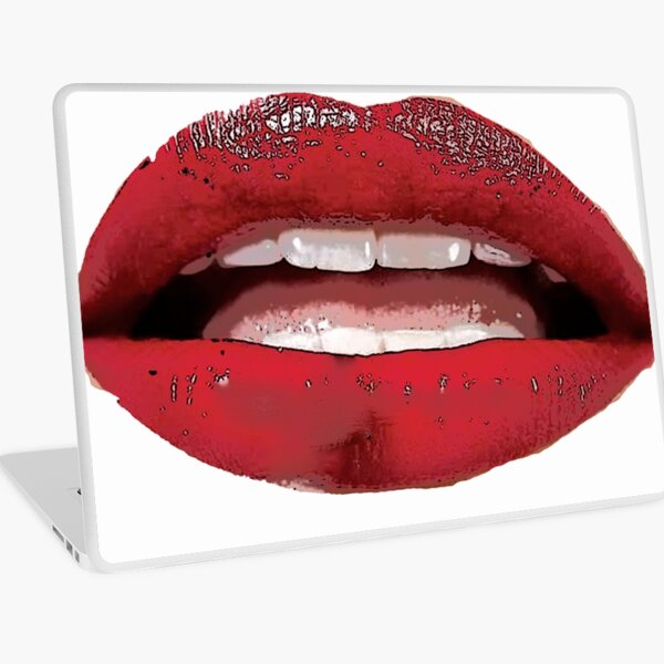 Red Lips Laptop Skin