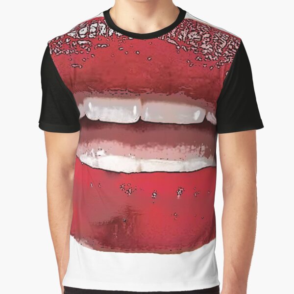 Red Lips Graphic T-Shirt