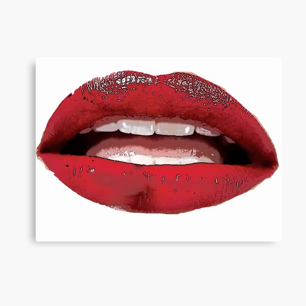Red Lips Canvas Print