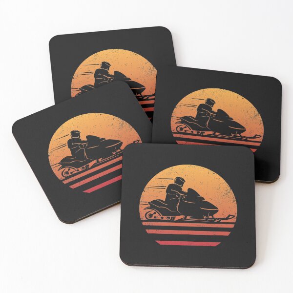 Item preview, Retro Vintage Snowmobile designed and sold by EstelleStar.