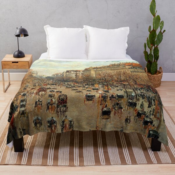 Item preview, Boulevard Montmartre, Spring, by Camille Pissarro  designed and sold by Irina Polyanskaya.