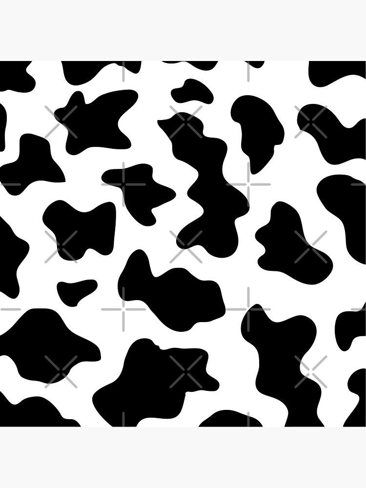 Cow Print Pattern Sticker For Sale By Createdproto Redbubble