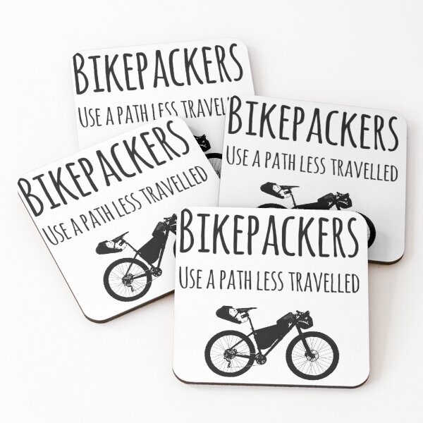 Item preview, Bikepackers use a path less travelled designed and sold by BikeBoomer.