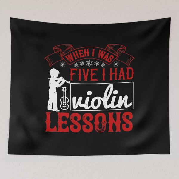 Item preview, When I Was Five I Had Violin Lessons  designed and sold by GoodVibeDesign.