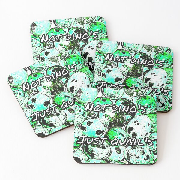 Item preview, Not dino's, just quail's - green designed and sold by LittleAngy.