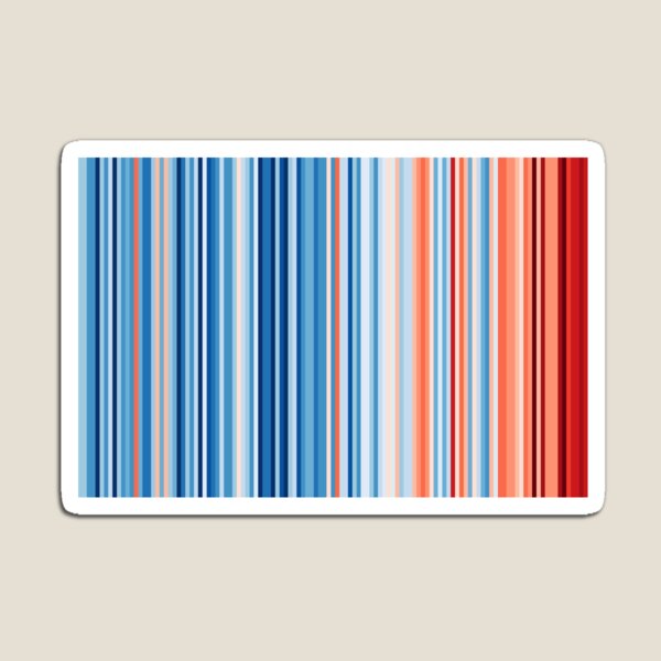 Item preview, Australia climate and global warming temperature stripes for Victoria designed and sold by takver.