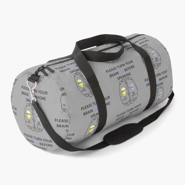 Item preview, PLEASE TURN YOUR BRAIN ON BEFORE SPEAKING designed and sold by Cool-Cat-POD.