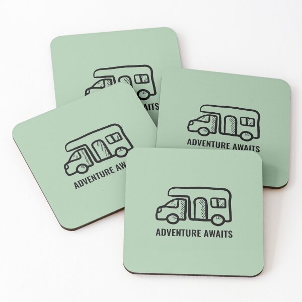 Item preview, RV, Camper design - Adventure Awaits designed and sold by EstelleStar.