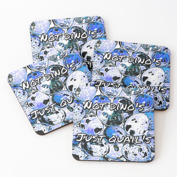 Item preview, Not dino's, just quail's - blue designed and sold by LittleAngy.