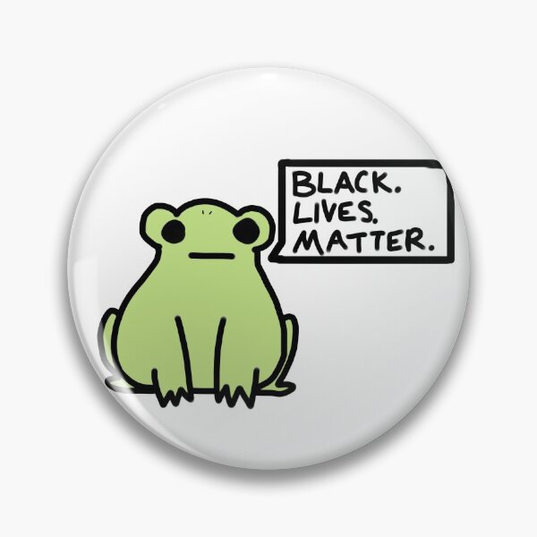 Item preview, BLACK LIVES MATTER - UNSETTLING FROG designed and sold by lqkuromi.