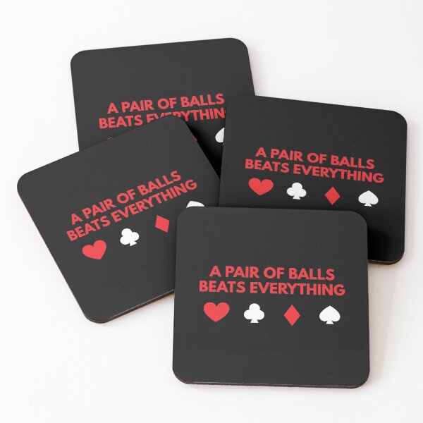 Item preview, Poker Humor - A Pair of Balls Beats Everything designed and sold by EstelleStar.
