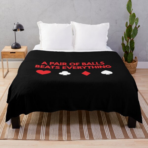 Item preview, Poker Humor - A Pair of Balls Beats Everything designed and sold by EstelleStar.
