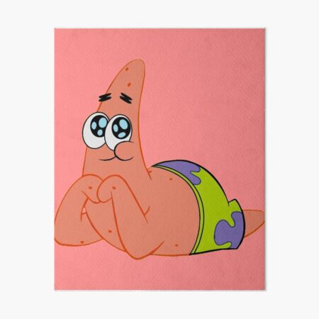 Patrick Star Art Board Prints for Sale