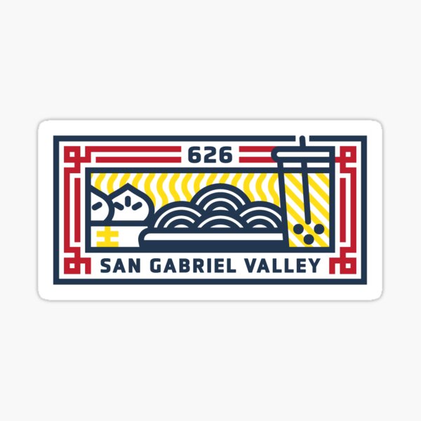 220. San Gabriel Valley, CA Sticker