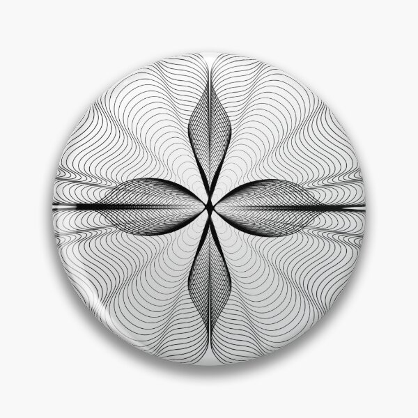 Item preview, Graphical Folding Lines Forming Feathers designed and sold by EngineeringTees.
