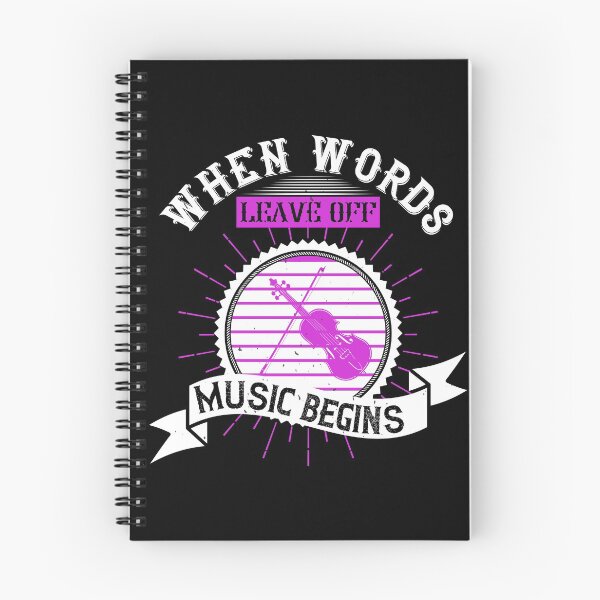 Item preview, When Words Leave Off, Music Begins  designed and sold by GoodVibeDesign.