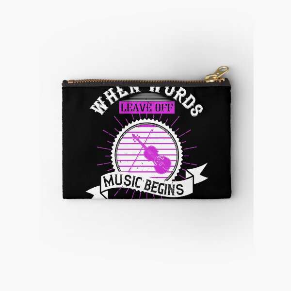 Item preview, When Words Leave Off, Music Begins  designed and sold by GoodVibeDesign.