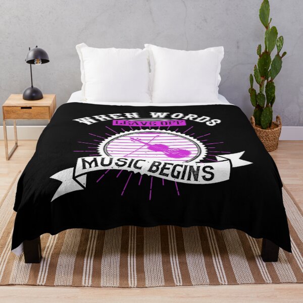 Item preview, When Words Leave Off, Music Begins  designed and sold by GoodVibeDesign.