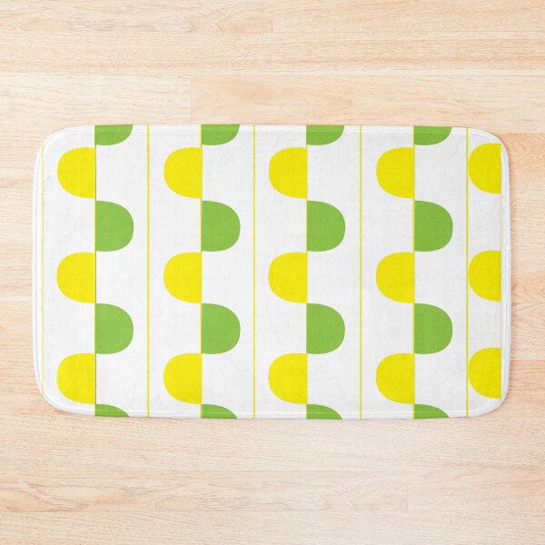 Item preview, Geometric Yellow Green Half Circles designed and sold by Nisha Prabhu.