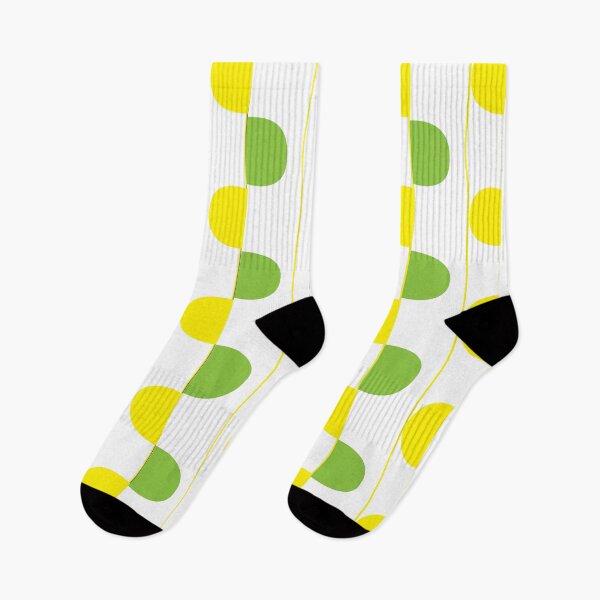 Item preview, Geometric Yellow Green Half Circles designed and sold by Nisha Prabhu.
