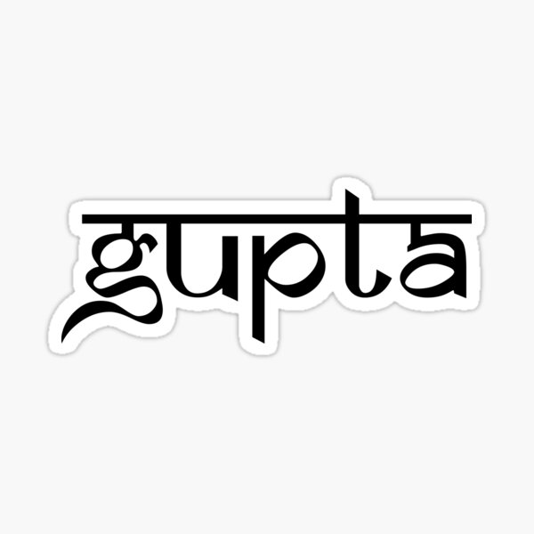 gupta-sticker-for-sale-by-manusandhu-redbubble