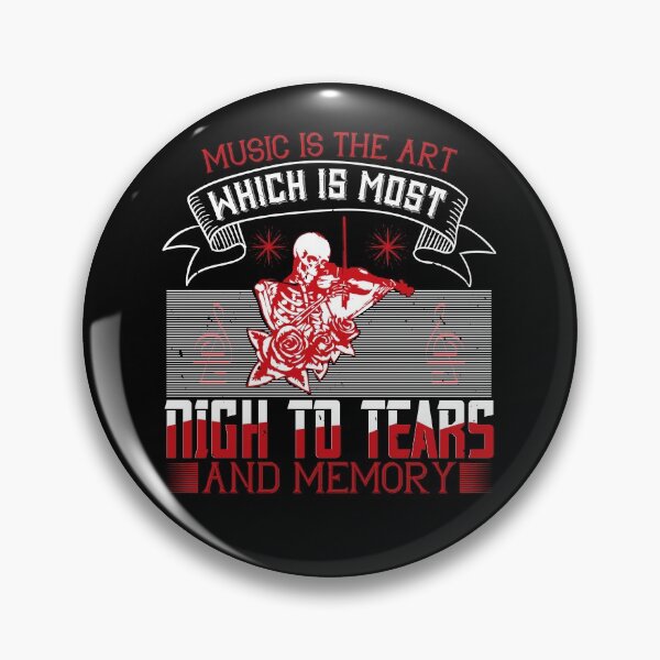 Item preview, Music Is The Art Which Is Most Nigh To Tears And Memory  designed and sold by GoodVibeDesign.