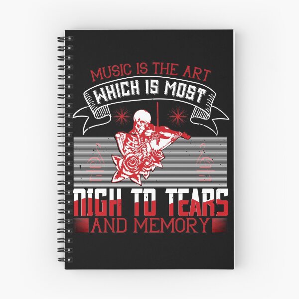 Item preview, Music Is The Art Which Is Most Nigh To Tears And Memory  designed and sold by GoodVibeDesign.