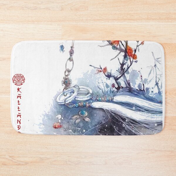 Item preview, Chinese ink painting - delicate flowers - flower branch with jewelry designed and sold by Kallandra.