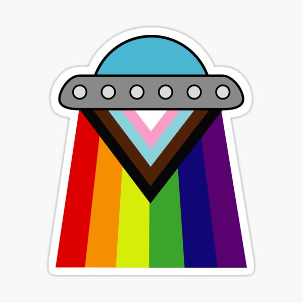 Pride UFO Sticker