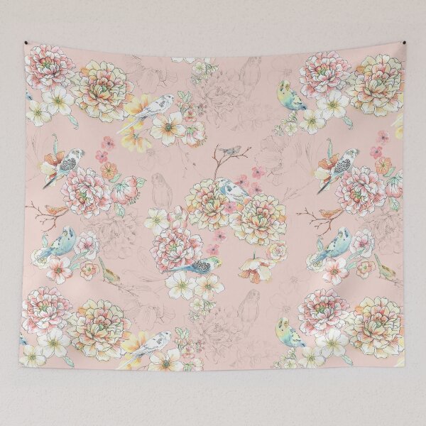 Item preview, Budgie print designed and sold by Tonionio.