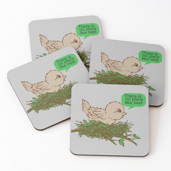 Item preview, There is no place like nest, Bird Home designed and sold by Custom Crest.