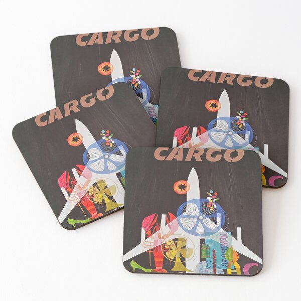 Item preview, Air Cargo vintage travel poster designed and sold by stickart-marek.