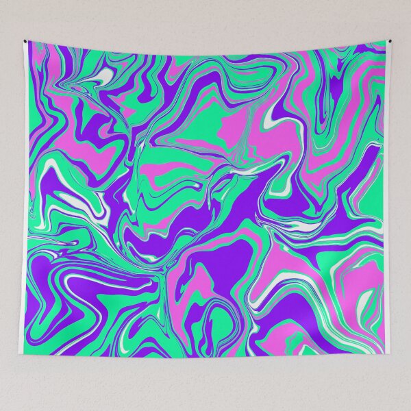 Item preview, Purple Spearmint Vaporwave Melt designed and sold by WildNClassyFun.