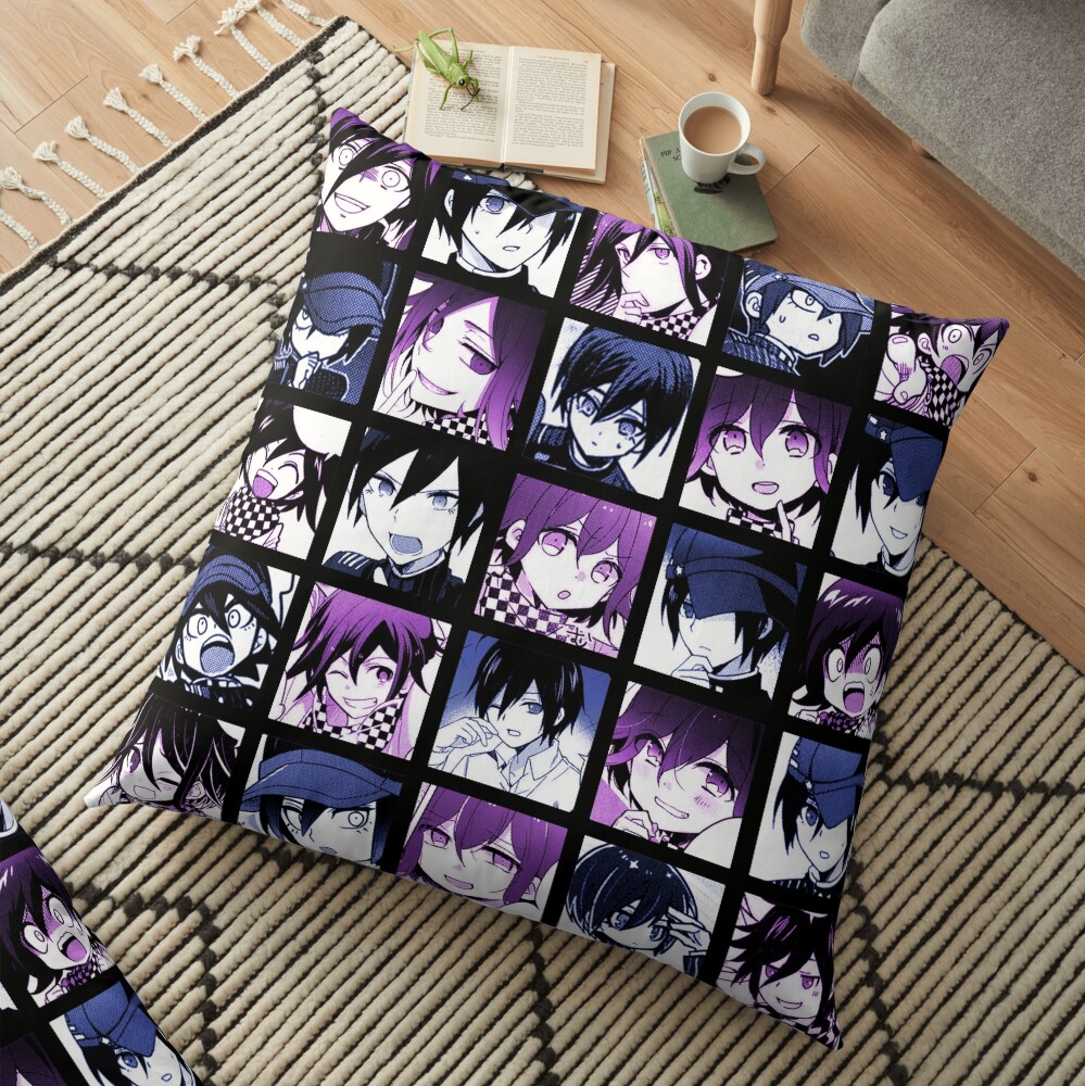 Shuichi and Kokichi Manga Collection (Colored) Floor Pillow
