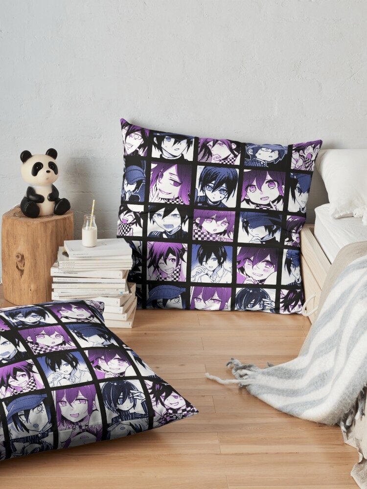 Alternate view of Shuichi and Kokichi Manga Collection (Colored) Floor Pillow