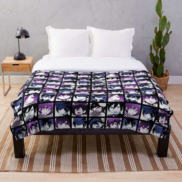 Shuichi and Kokichi Manga Collection (Colored) Throw Blanket