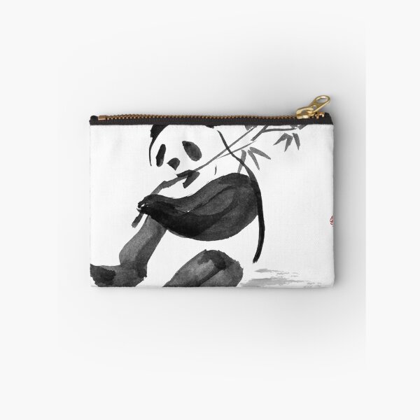 Item preview, Chinese ink painting - panda with bamboo - ink painting panda bear designed and sold by Kallandra.