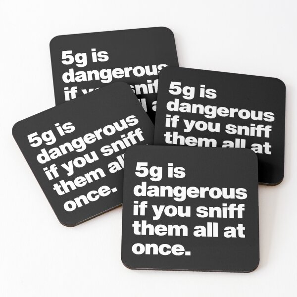 Item preview, 5g is dangerous Funny designed and sold by elhefe.