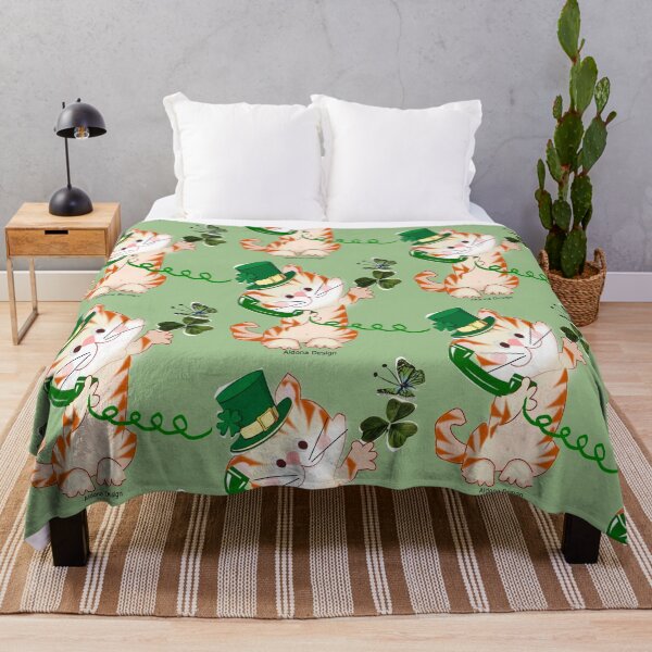 Item preview, Kitty on St.Patrick's day  designed and sold by aldona.
